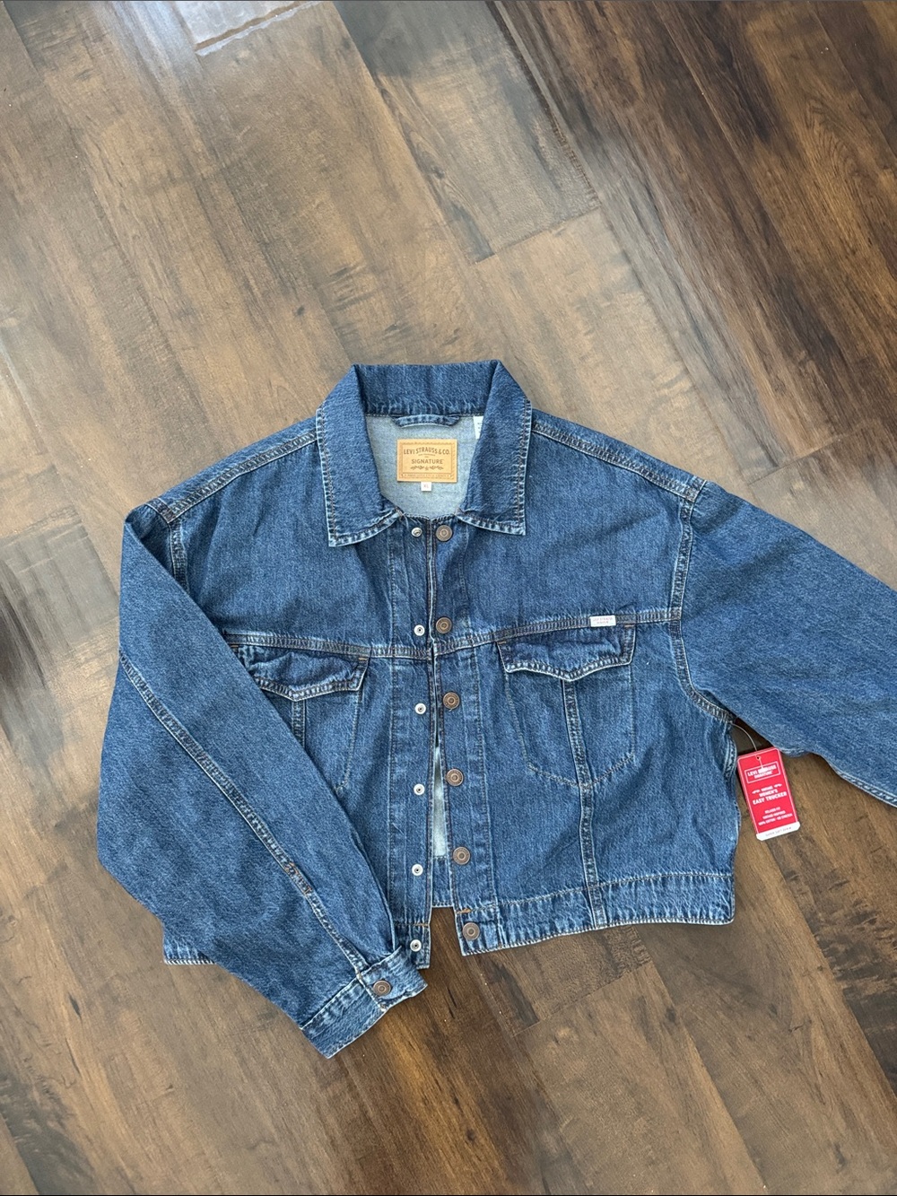 Levi’s Blue Denim Trucker Jacket super soft 100% Cotton